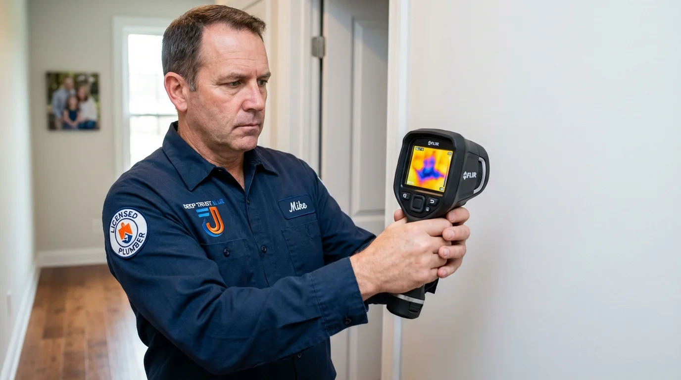 Thermal imaging leak detection by Johns Plumbing LLC in Rio